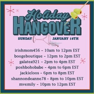 HOLIDAY HANGOVER TRAIN SHOW!